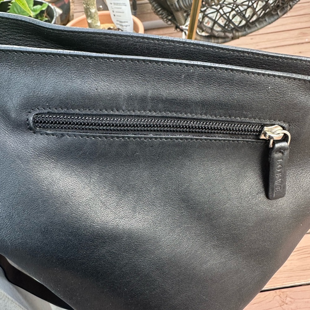 Loewe Black Unisex Backpack